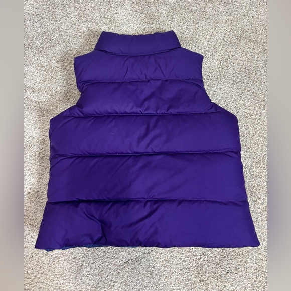 Ralph Lauren County Riders & Jockey Club Girls Reversible Puffy Vest Purple 4T - Picture 2 of 10